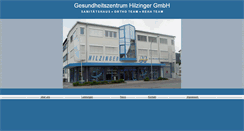 Desktop Screenshot of gesundheitszentrum-hilzinger.de