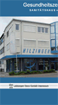 Mobile Screenshot of gesundheitszentrum-hilzinger.de